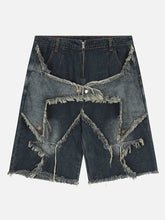 Load image into Gallery viewer, Denim Shorts T-BuckStar
